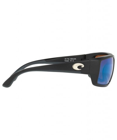 Polarized Sunglasses FANTAIL POLARIZED 64P BLACK MATTE/ GREEN MIRROR POLAR $43.68 Unisex