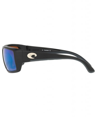 Polarized Sunglasses FANTAIL POLARIZED 64P BLACK MATTE/ GREEN MIRROR POLAR $43.68 Unisex