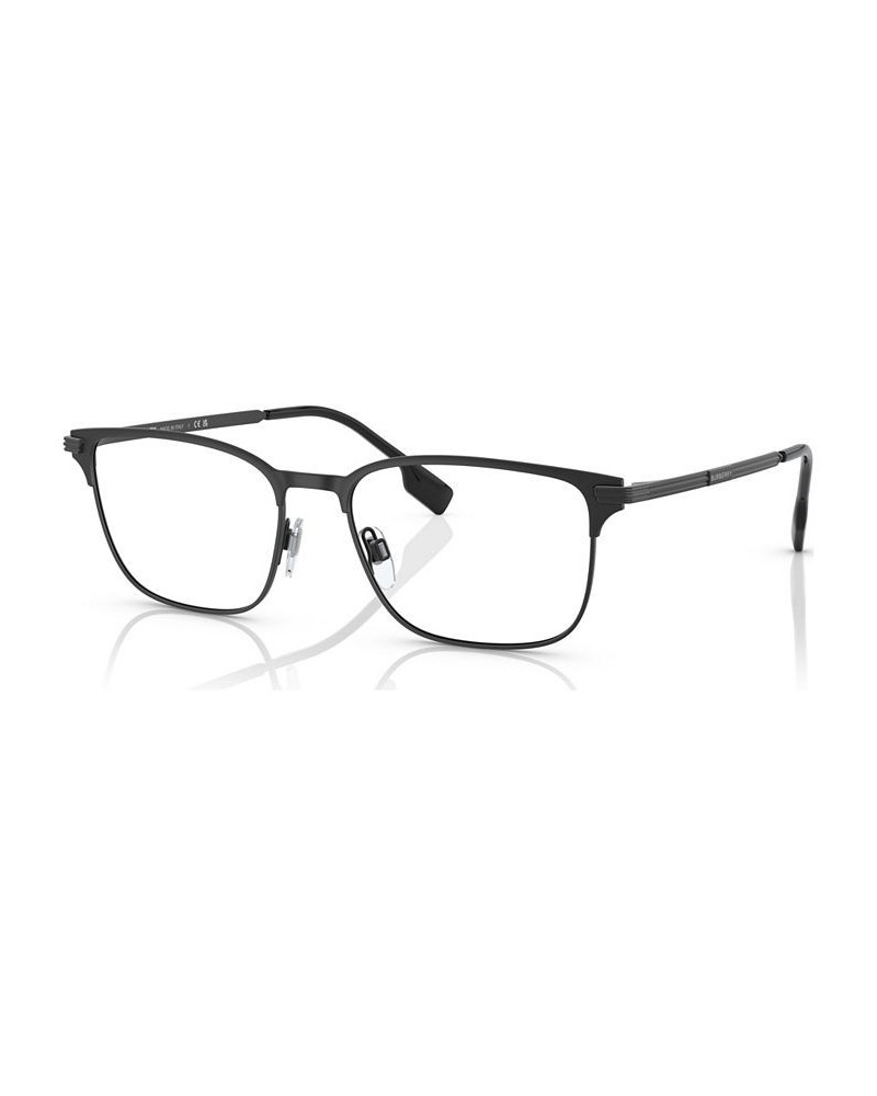 Men's Rectangle Eyeglasses BE137255-O Black $73.25 Mens