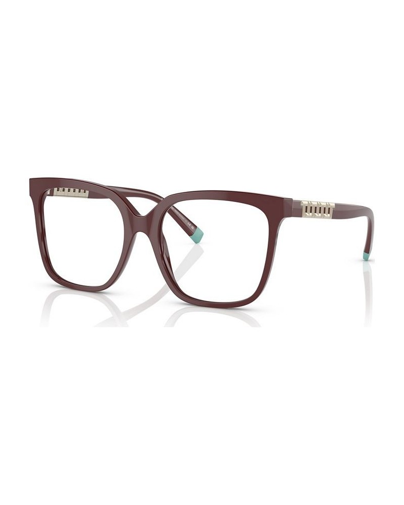 TF222754 Women's Eyeglasses Solid Burgundy $84.04 Womens