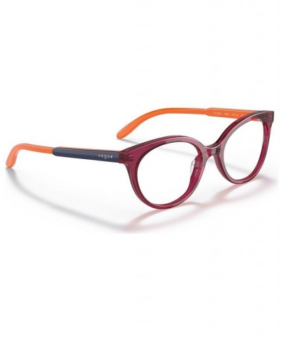 Kids Oval Eyeglasses VY2013 Transparent Red $20.88 Kids