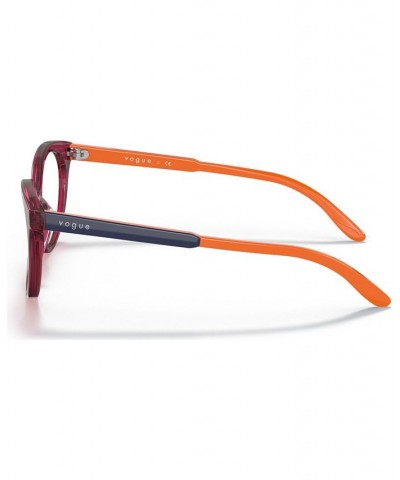 Kids Oval Eyeglasses VY2013 Transparent Red $20.88 Kids