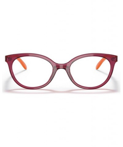 Kids Oval Eyeglasses VY2013 Transparent Red $20.88 Kids