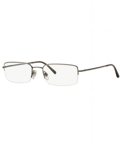 BE1068 Men's Rectangle Eyeglasses Gunmetal $30.94 Mens