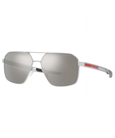 Men's Sunglasses 60 Silver-Tone $57.78 Mens