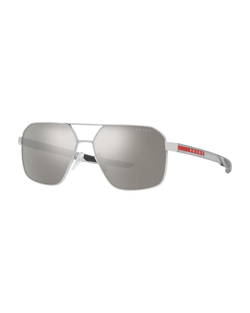 Men's Sunglasses 60 Silver-Tone $57.78 Mens