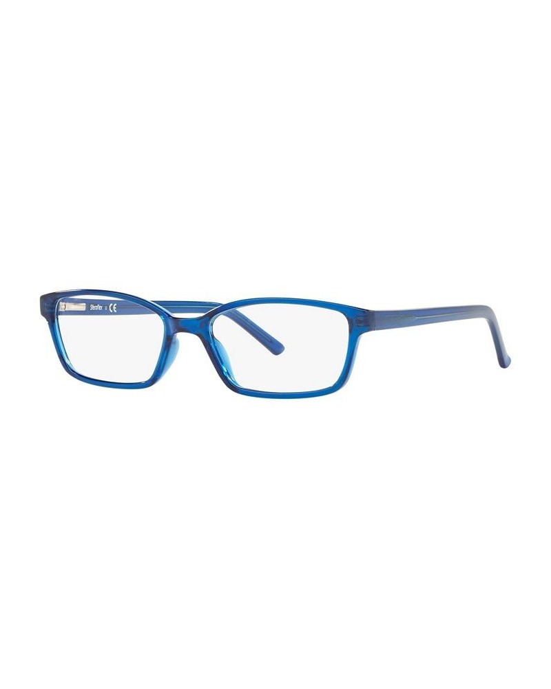 SF1572 Women's Rectangle Eyeglasses Blue $9.94 Womens