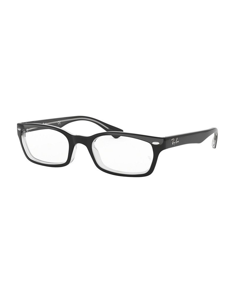 RX5150 Unisex Rectangle Eyeglasses Black $39.38 Unisex