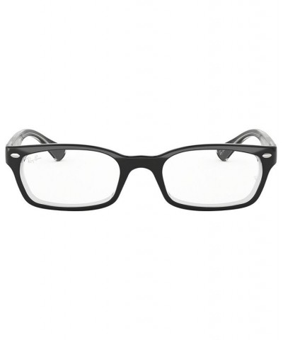 RX5150 Unisex Rectangle Eyeglasses Black $39.38 Unisex