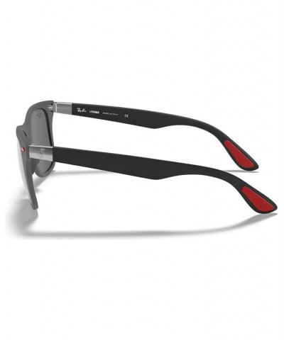 Men's Sunglasses RB4195M Scuderia Ferrari Collection 52 MATTE GREY/GREY MIRROR $33.36 Mens