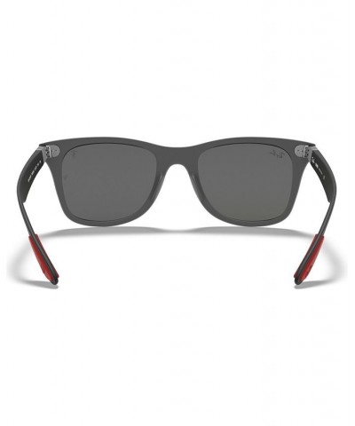 Men's Sunglasses RB4195M Scuderia Ferrari Collection 52 MATTE GREY/GREY MIRROR $33.36 Mens