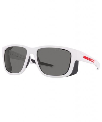 Men's Polarized Sunglasses 59 White Rubber $75.81 Mens