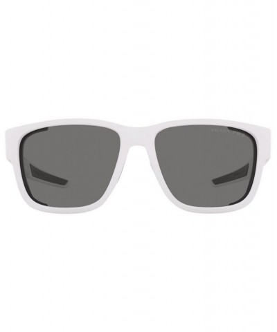 Men's Polarized Sunglasses 59 White Rubber $75.81 Mens