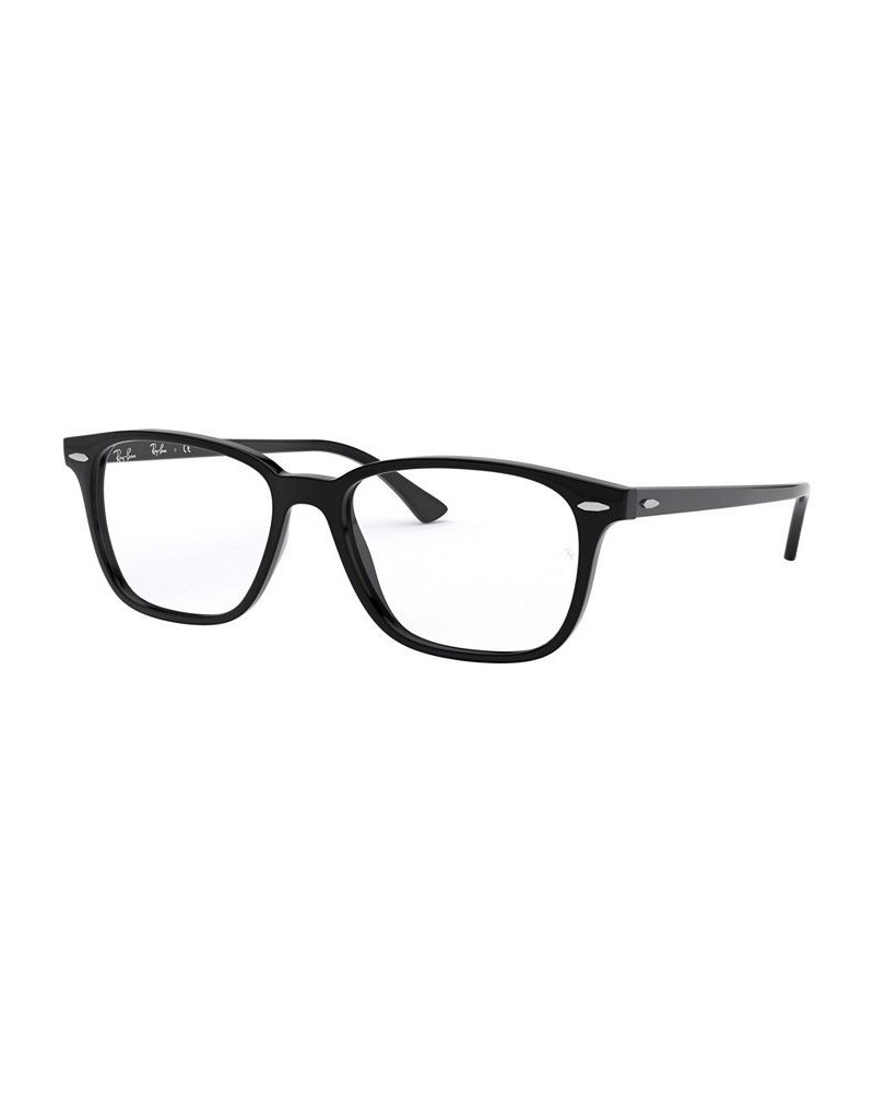 RX7119 Unisex Rectangle Eyeglasses Blk $55.39 Unisex