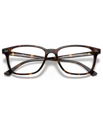 RX7119 Unisex Rectangle Eyeglasses Blk $55.39 Unisex