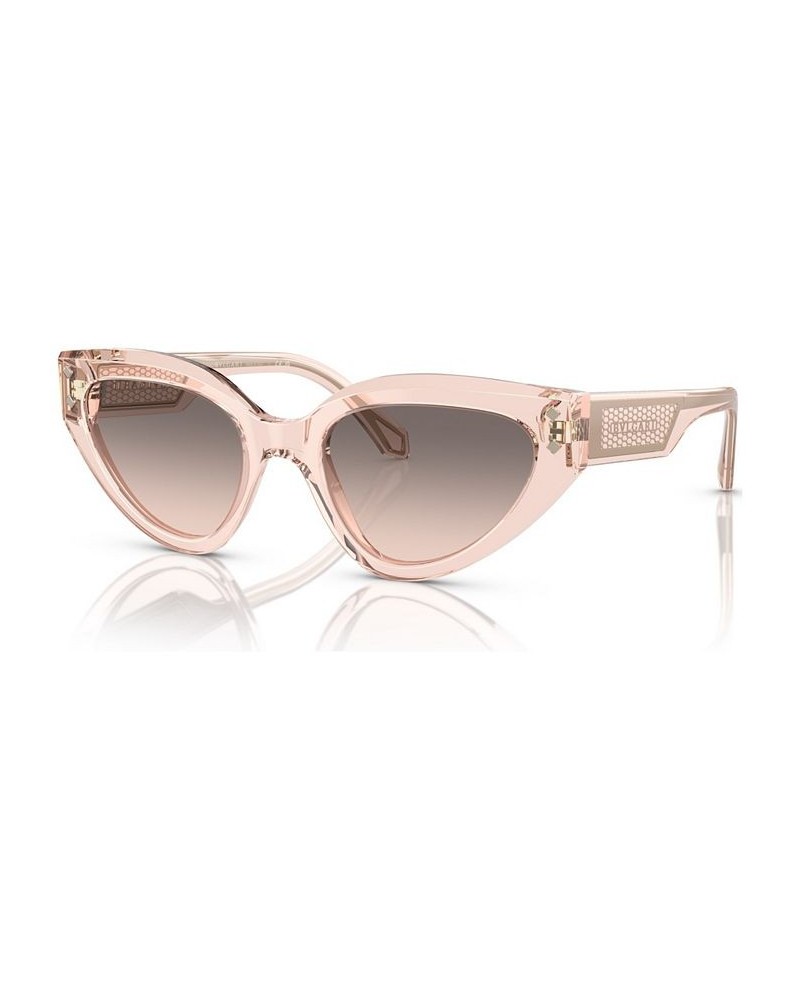 Women's Sunglasses BV8256 Transparent Pink $169.83 Womens