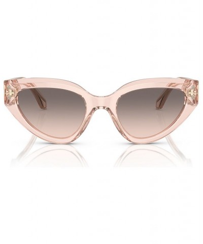 Women's Sunglasses BV8256 Transparent Pink $169.83 Womens