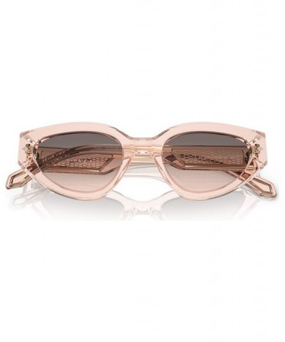 Women's Sunglasses BV8256 Transparent Pink $169.83 Womens