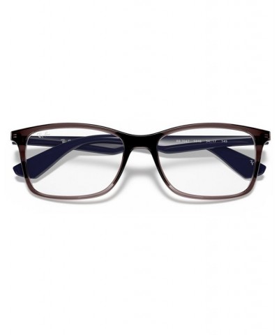 RB7047 Unisex Square Eyeglasses Transparent $36.96 Unisex