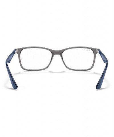 RB7047 Unisex Square Eyeglasses Transparent $36.96 Unisex