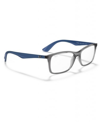 RB7047 Unisex Square Eyeglasses Transparent $36.96 Unisex