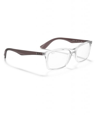 RB7047 Unisex Square Eyeglasses Transparent $36.96 Unisex