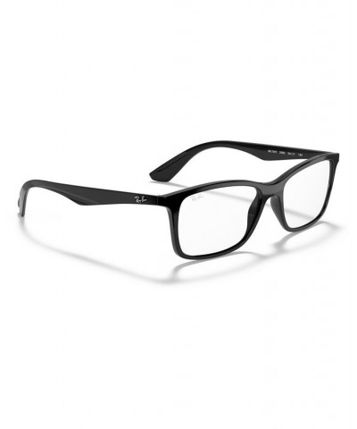 RB7047 Unisex Square Eyeglasses Transparent $36.96 Unisex