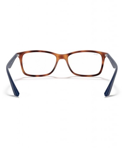 RB7047 Unisex Square Eyeglasses Transparent $36.96 Unisex