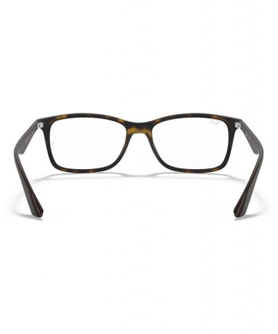 RB7047 Unisex Square Eyeglasses Transparent $36.96 Unisex