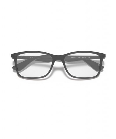 RB7047 Unisex Square Eyeglasses Transparent $36.96 Unisex