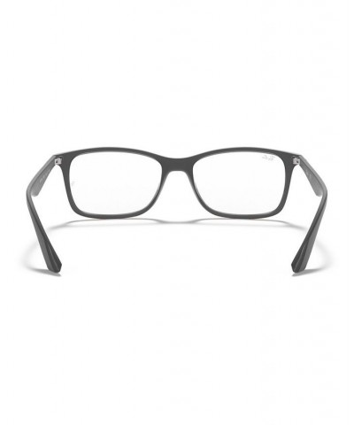 RB7047 Unisex Square Eyeglasses Transparent $36.96 Unisex