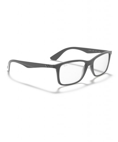 RB7047 Unisex Square Eyeglasses Transparent $36.96 Unisex