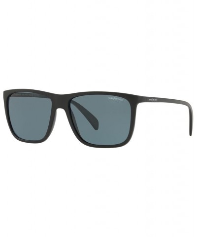 Polarized Sunglasses HU2004 57 MATTE BLACK/GREEN POLAR $24.99 Unisex