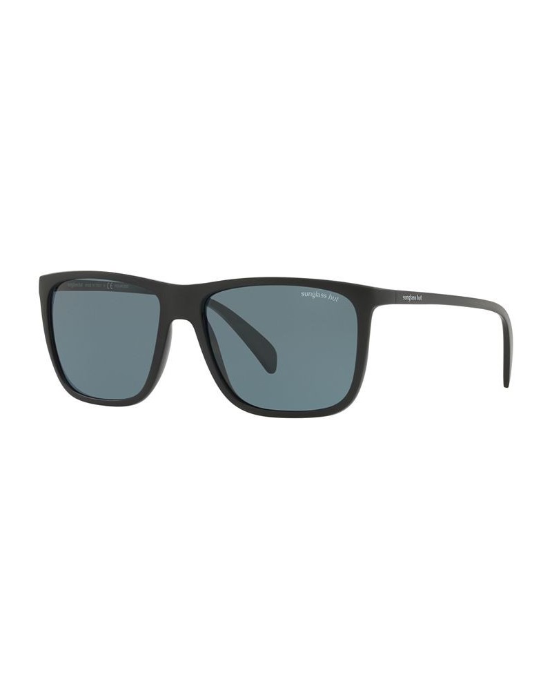 Polarized Sunglasses HU2004 57 MATTE BLACK/GREEN POLAR $24.99 Unisex