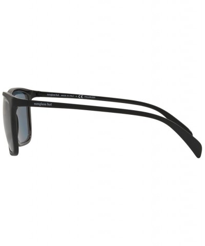 Polarized Sunglasses HU2004 57 MATTE BLACK/GREEN POLAR $24.99 Unisex