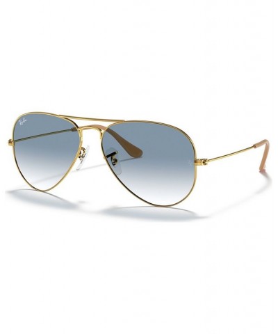 Sunglasses RB3025 AVIATOR GRADIENT GOLD MATTE/BROWN $21.36 Unisex