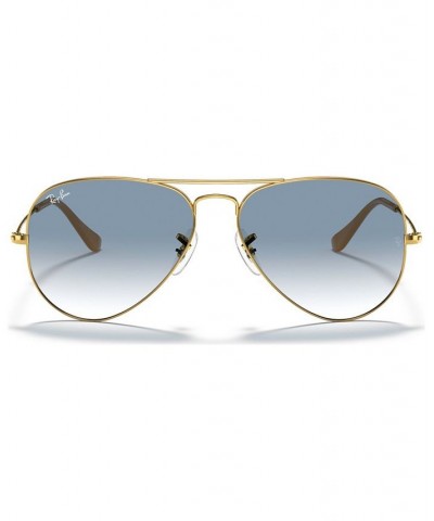 Sunglasses RB3025 AVIATOR GRADIENT GOLD MATTE/BROWN $21.36 Unisex