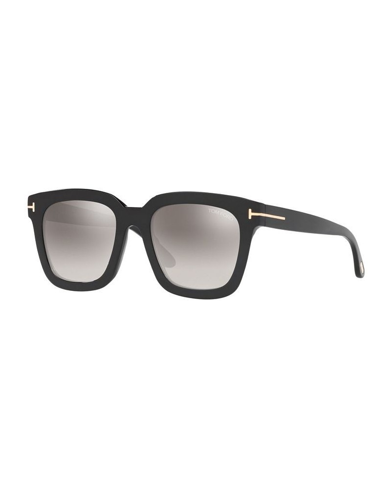 Sunglasses FT0690 52 BLACK SHINY/GREY MIRROR $124.50 Unisex