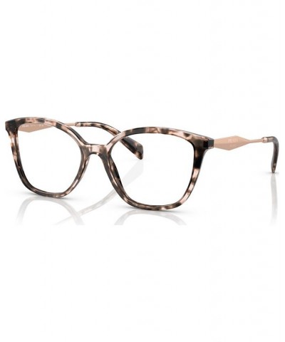 Women's Butterfly Eyeglasses PR 02ZV54-O Pink Tortoise $52.19 Womens