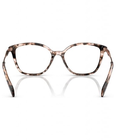 Women's Butterfly Eyeglasses PR 02ZV54-O Pink Tortoise $52.19 Womens