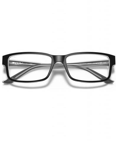 RX5245 Unisex Square Eyeglasses Black $23.27 Unisex