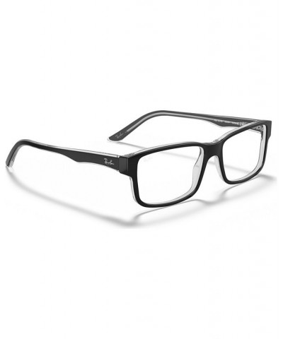 RX5245 Unisex Square Eyeglasses Black $23.27 Unisex