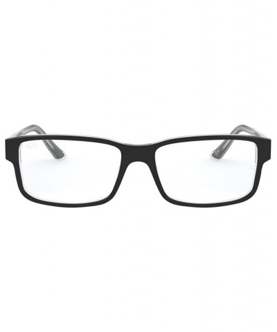 RX5245 Unisex Square Eyeglasses Black $23.27 Unisex