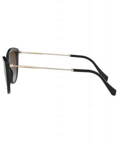 Sunglasses MU 03US 55 BLACK / GRADIENT GREY MIRROR SILVER $31.12 Unisex