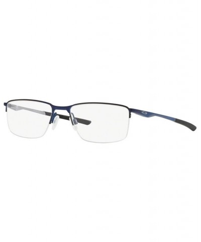 OX3218 Men's Rectangle Eyeglasses Blue $49.00 Mens