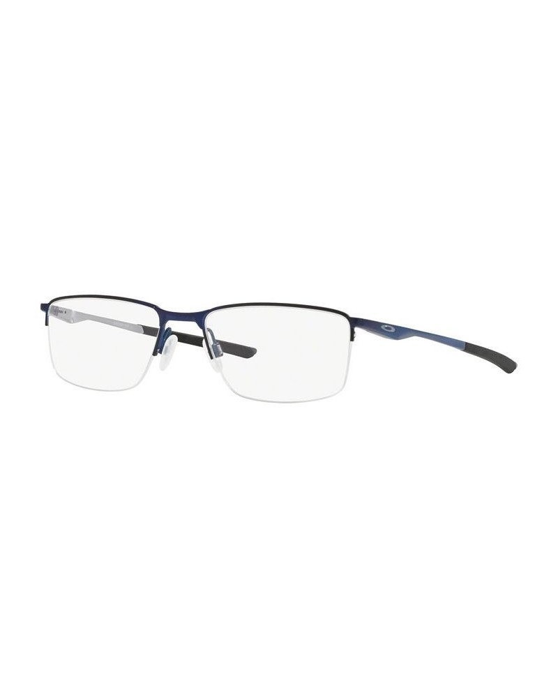 OX3218 Men's Rectangle Eyeglasses Blue $49.00 Mens