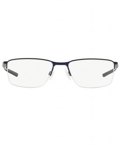 OX3218 Men's Rectangle Eyeglasses Blue $49.00 Mens