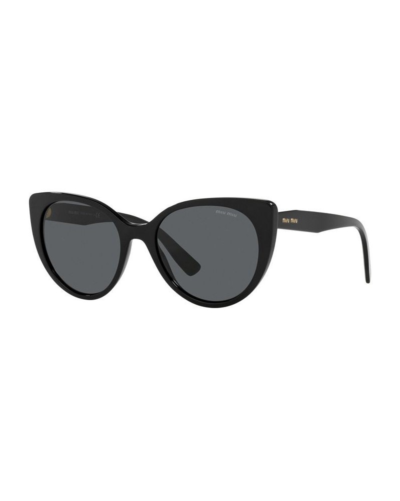 Women's Sunglasses MU 04XS 52 BLACK/DARK GREY $76.32 Womens