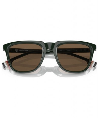 Men's George Sunglasses BE4381U54-X Green $60.96 Mens