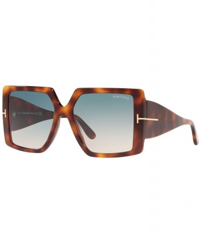 Sunglasses FT0790W5753P TORTOISE GOLD/GREEN GRAD $96.60 Unisex